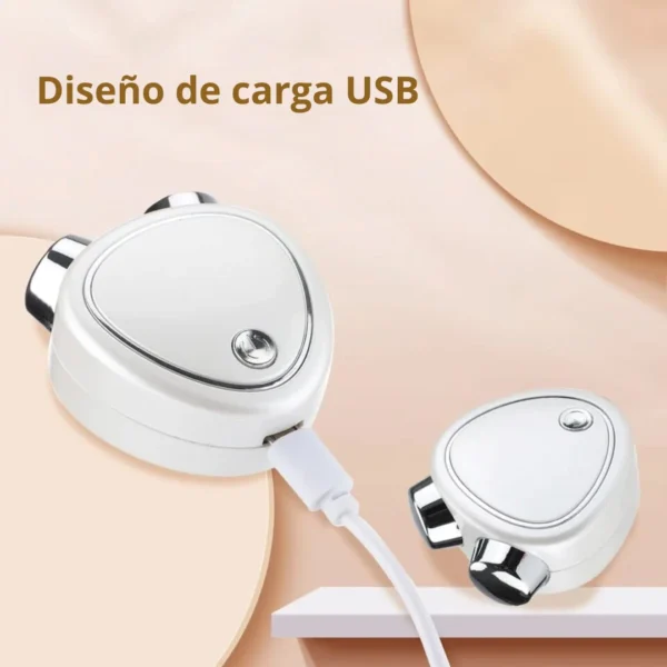 Masajeador facial rejuvenecedor EMS con microcorriente y lifting - Image 7