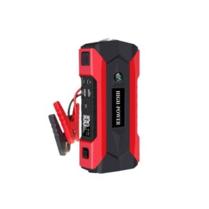 Arrancador Portatil Cargador Bateria c/LUZ De Emergencia Automovil