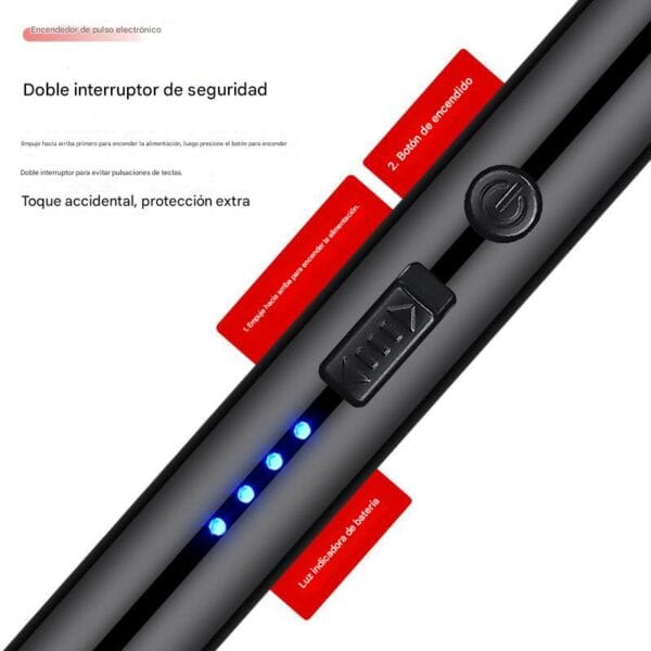 Chispero Encendedor De Plasma Cargable USB-C - Image 4