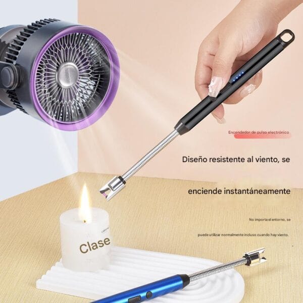 Chispero Encendedor De Plasma Cargable USB-C - Image 6