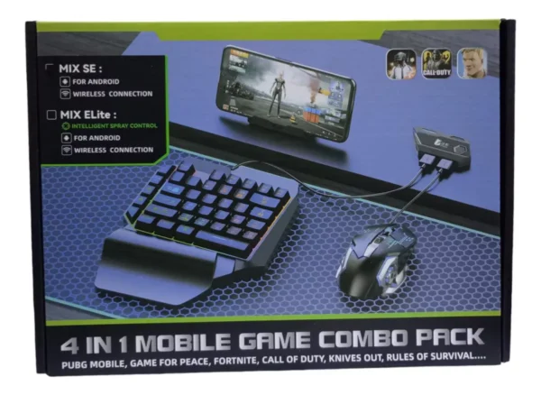 Kit 4 en 1 Combo de teclado y mouse para juegos - Image 3