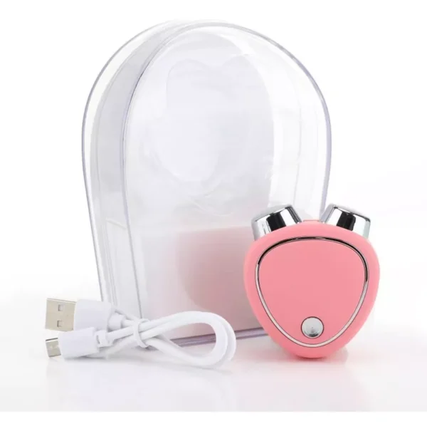 Masajeador facial rejuvenecedor EMS con microcorriente y lifting
