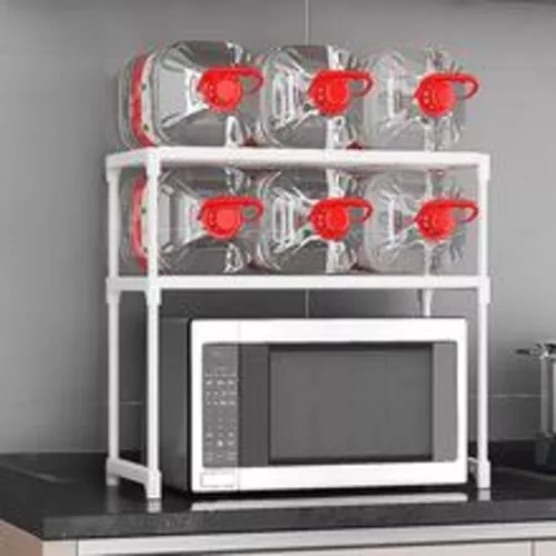 Estante Organizador De Cocina 2 Pisos Porta-platos Especiero - Image 3