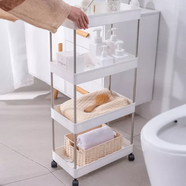 Organizador Estante Carrito Cocina Baño C/ruedas Resistente - Image 3