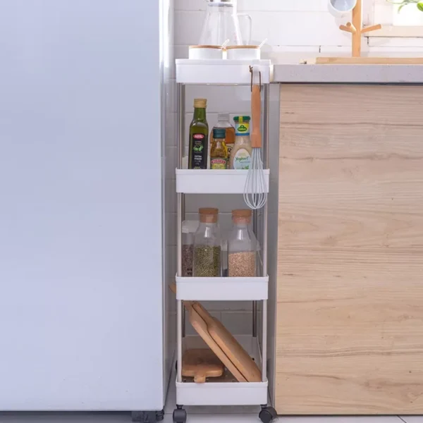 Organizador Estante Carrito Cocina Baño C/ruedas Resistente - Image 2