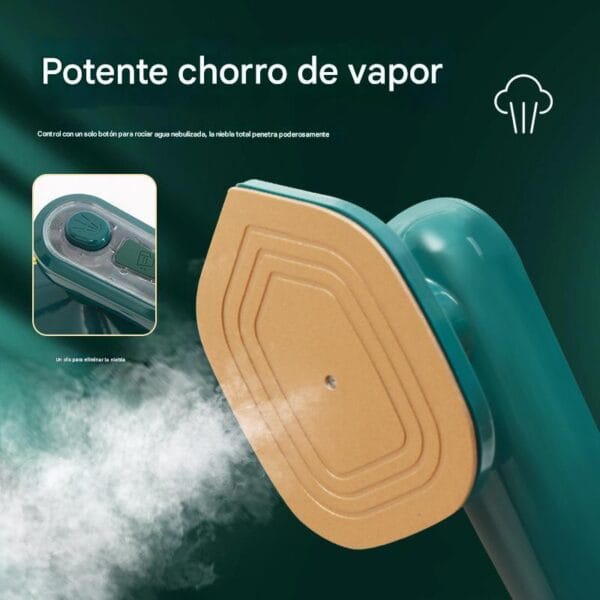 Mini plancha portátil a vapor con panel de titanio - Image 3