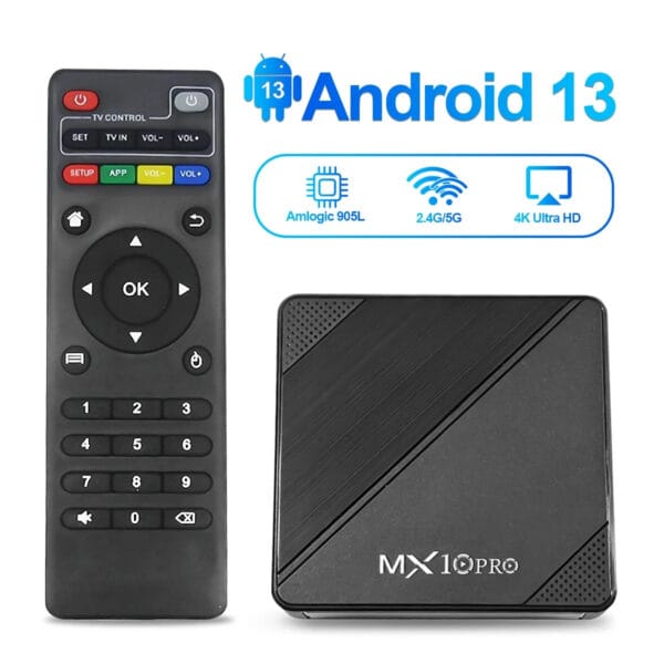 TV BOX MX10PRO UltraHD 5G