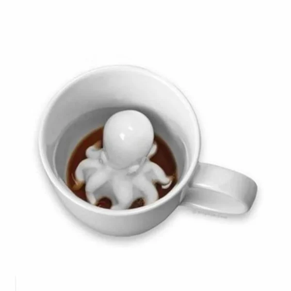 TAZA CON DISEÑO DE PULPO 3D - Image 2