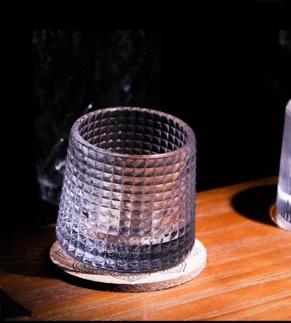 Vaso Vidrio Giratora