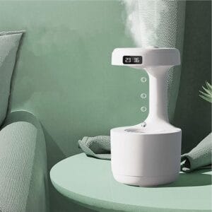 Humidificador de gota de agua antigravedad