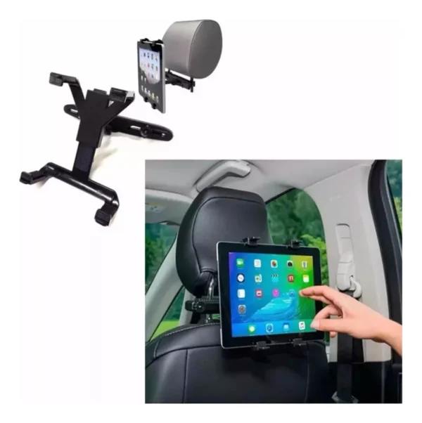 Soporte De Auto Para Tablet Apoya Cabeza Asiento Viajes - Image 2