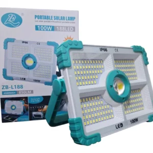 Reflector Lampara Solar Portatil Recargable