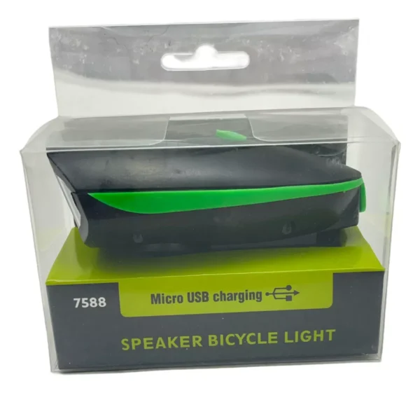 Luz Bicicleta Con Bocina Recargable 140db - Image 3