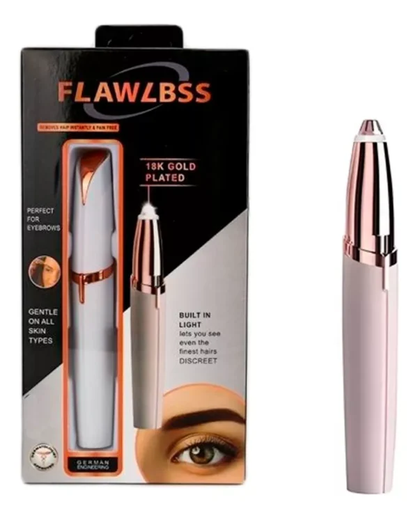 Depiladora facial cejas eléctrica recargable