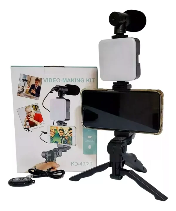 kit Streaming para Celular C/Microfono Soporte - Image 3