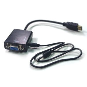 Cable adaptador HDMI x VGA con audio