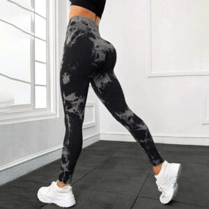 Leggings de yoga ajustados Diseño tie-dye