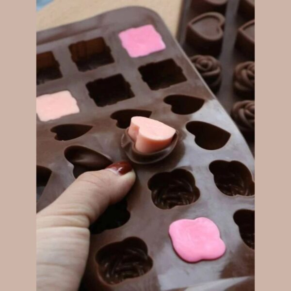 Molde de chocolate forma Flores - Image 3