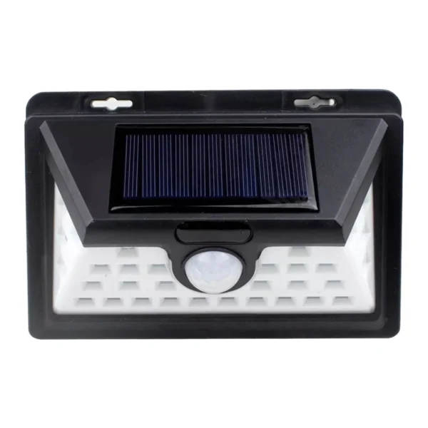 Luz led exterior con carga solar y sensor