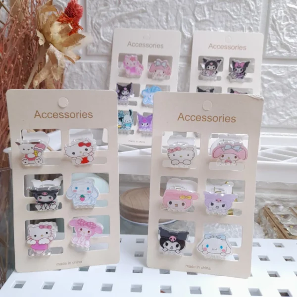 Hebillas 6unid. Sanrio x12pcs - Image 2