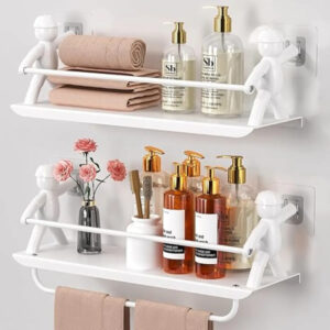 Estante De Pared Repisa Metálica Adhesiva