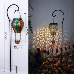 Estaca Luz Solar Decorativa para Jardín - Modelo “Globo de Colores”