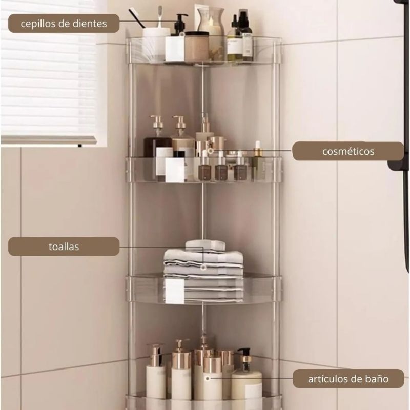 Estante Esquinero Acrílico | 5 Niveles - Image 9