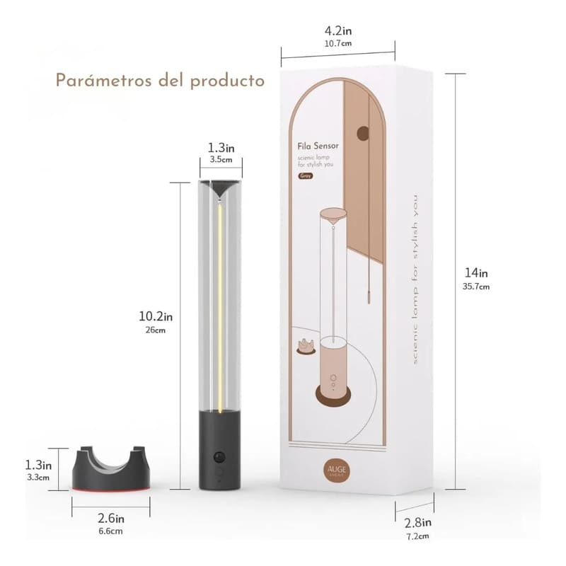 Lámpara diseño magnético flexible con sensor - Image 2