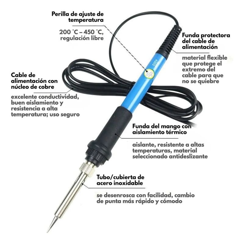 Kit soldador eléctrico profesional - Image 3
