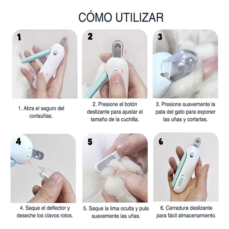 Cortauñas para mascotas con lima integrada - Image 4