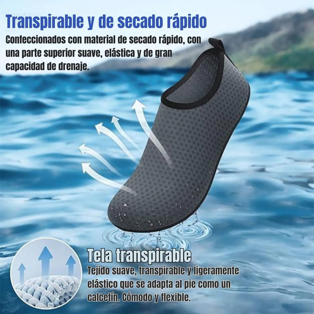 Zapatillas de agua unisex antideslizantes - Image 3