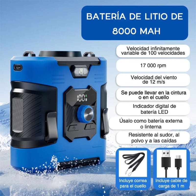 Ventilador de cintura portátil - Image 2