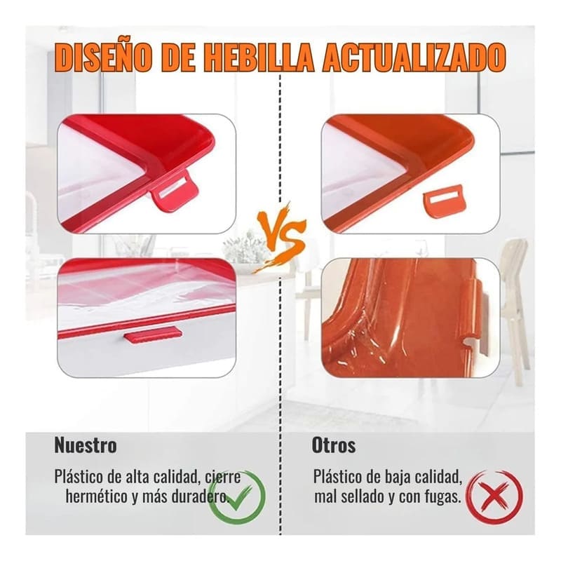 Bandeja hermético reutilizable - Image 4