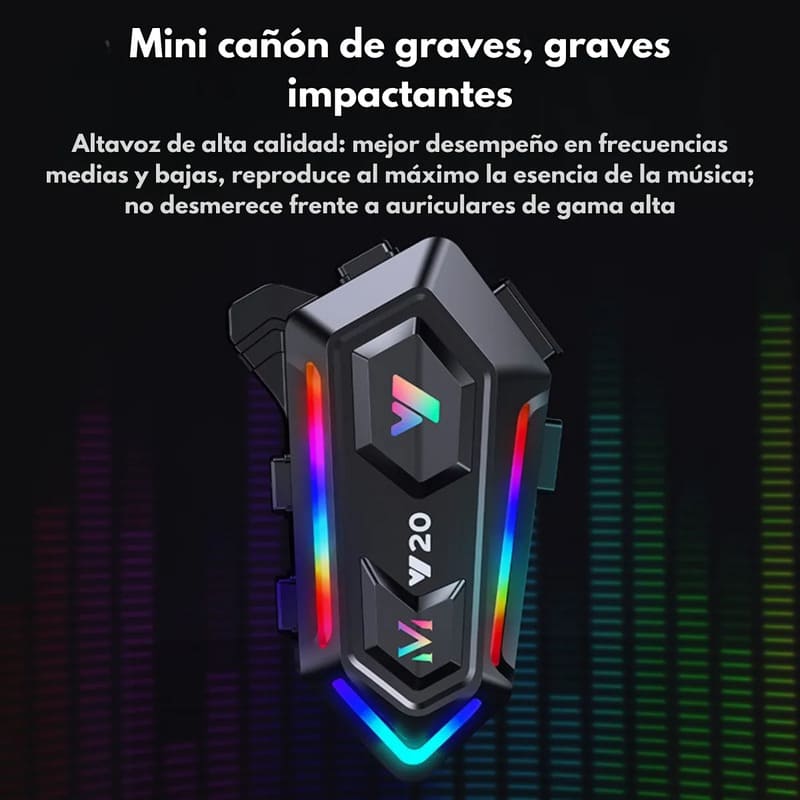 Auricular para casco Bluetooth Y20 - Image 5