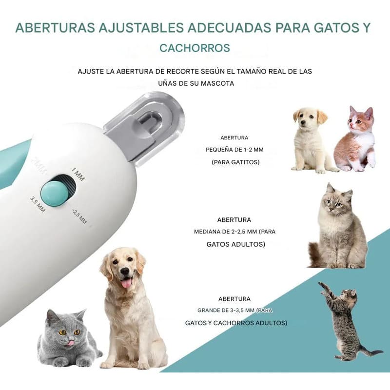 Cortauñas para mascotas con lima integrada - Image 3
