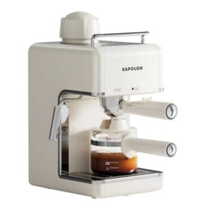 Cafetera espresso semiautomática con espumador de leche