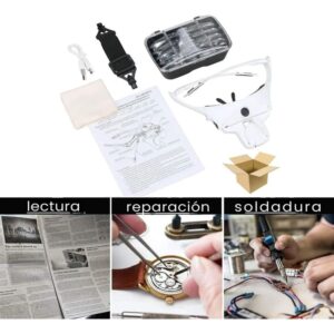 Lupa vincha led recargable manos libres
