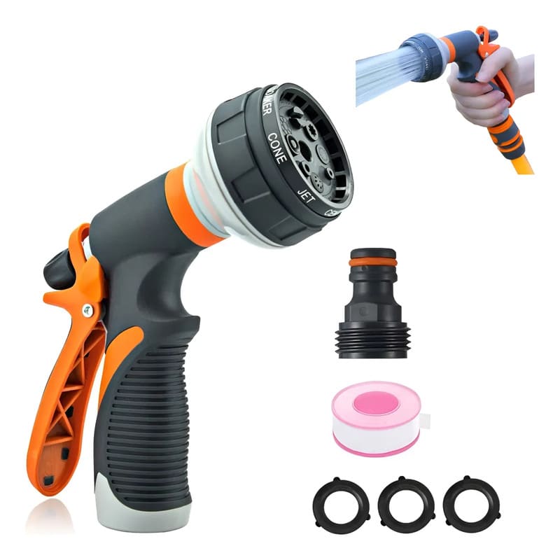 Boquilla de manguera alta presión 8 modos