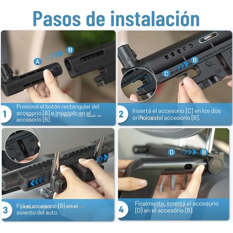 Reposacabezas ajustable 360° para auto - Image 6