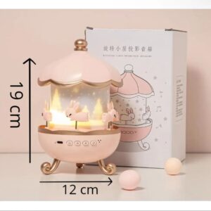 Proyector carrusel 360 led para niños