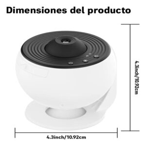 Lámpara proyector estrellas galaxia luz nocturna usb 12 en 1