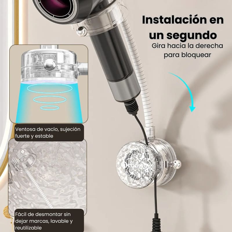 Porta secador de pelo manos libres 360° - Image 9