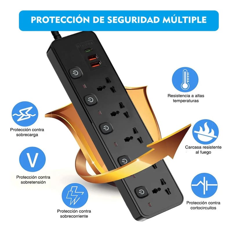 Alargue zapatilla A95 5 tomas - Image 5