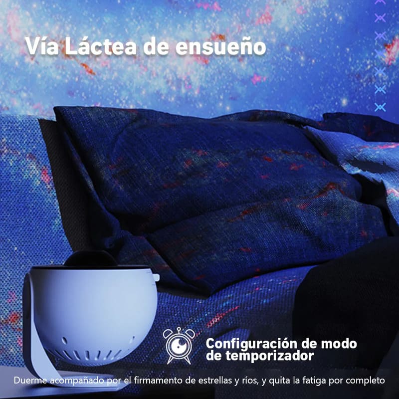 Lámpara proyector estrellas galaxia luz nocturna usb 12 en 1 - Image 6