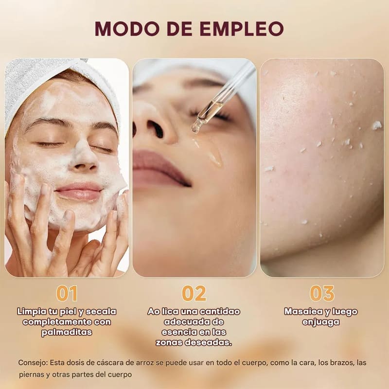 Duo de suero esencia facial arroz - Image 4