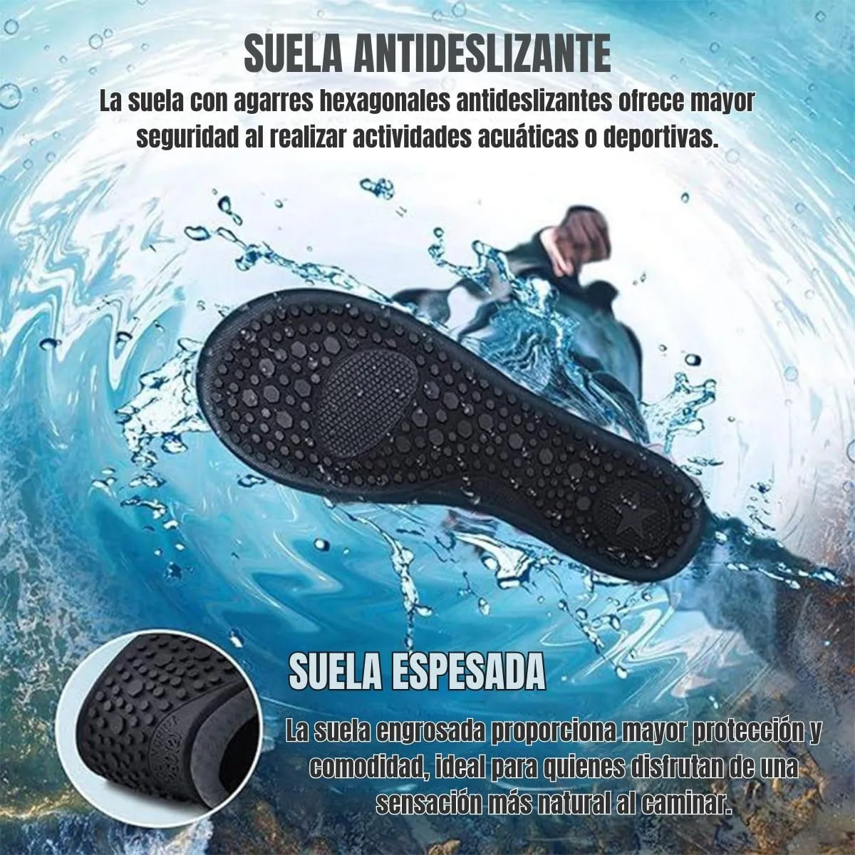 Zapatillas de agua unisex antideslizantes - Image 5