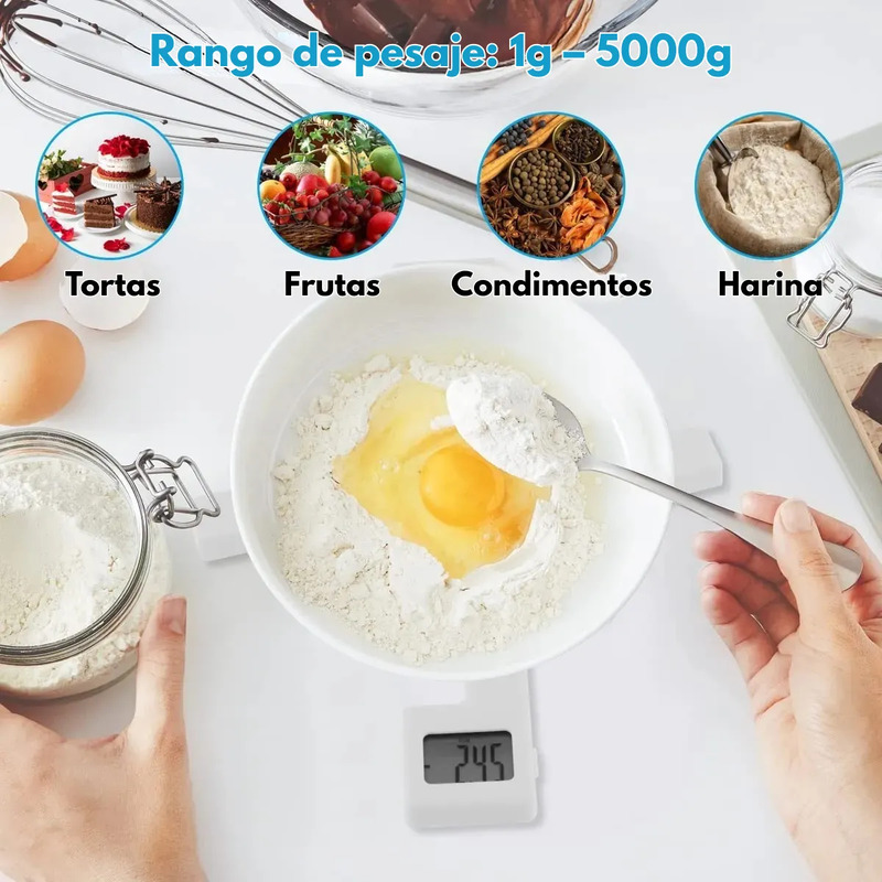 Balanza de cocina digital plegable - Image 8