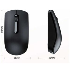 Mouse Silencioso Inalámbrico Doble Conexión Bluetooth + USB Recargable