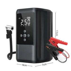 Arrancador de batería 12V con compresor 4en1