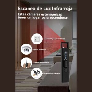 Detector camaras anti espia RF GSM Newtek